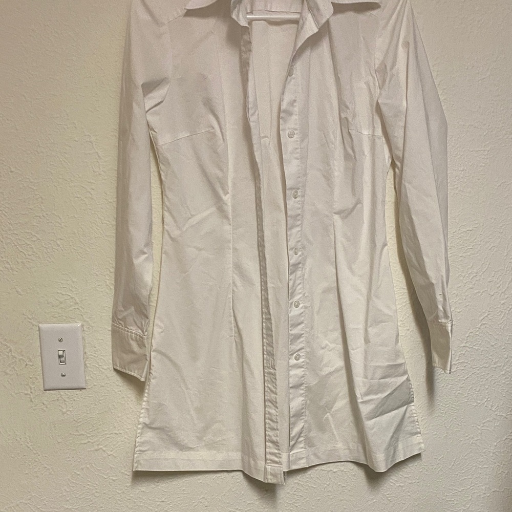 New York & Company White Dress Shirt